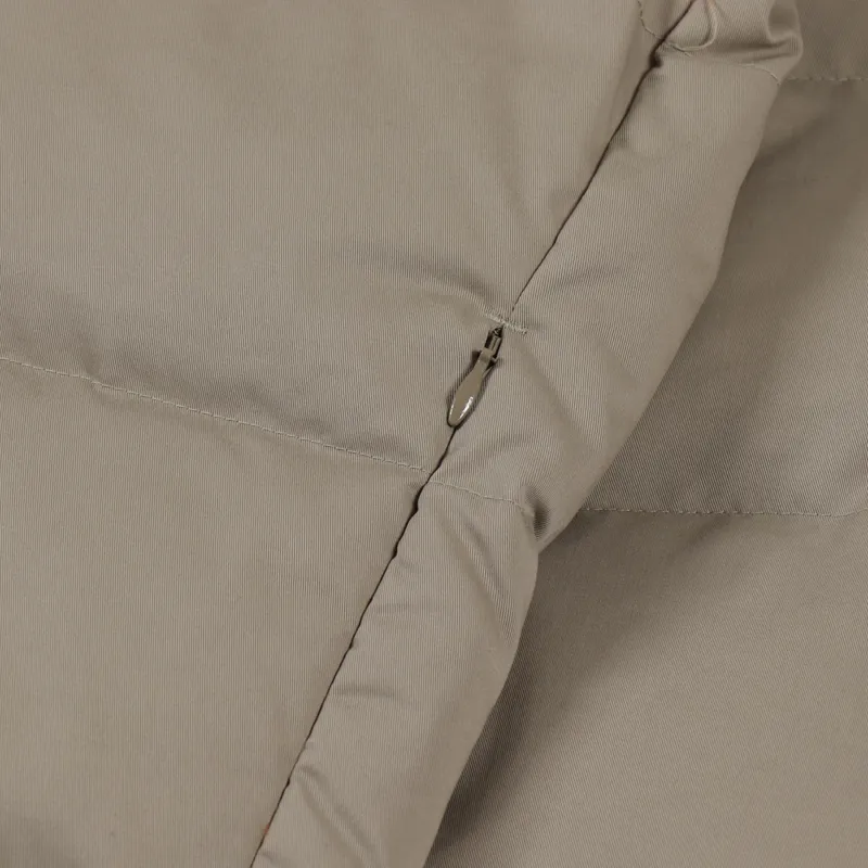 Uniform Bridge Down Shirt Jacket Beige-7