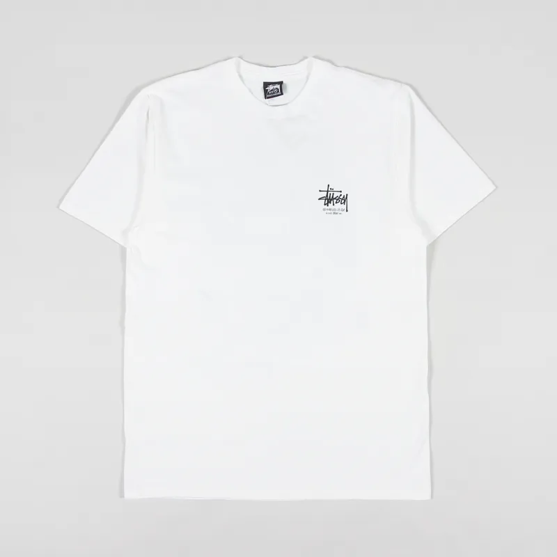 Stussy Dragon T Shirt White-1