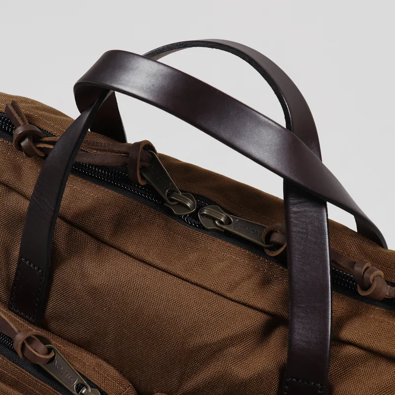 Filson Dryden Briefcase Whiskey-5