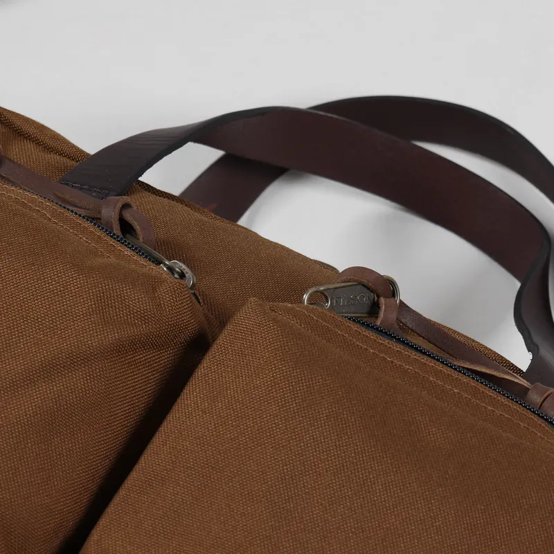 Filson Dryden Briefcase Whiskey-8