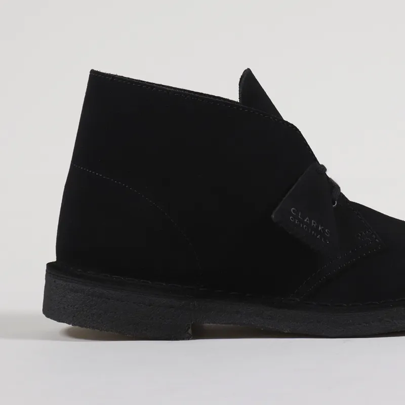 Clarks Originals Desert Boots Black Suede-5