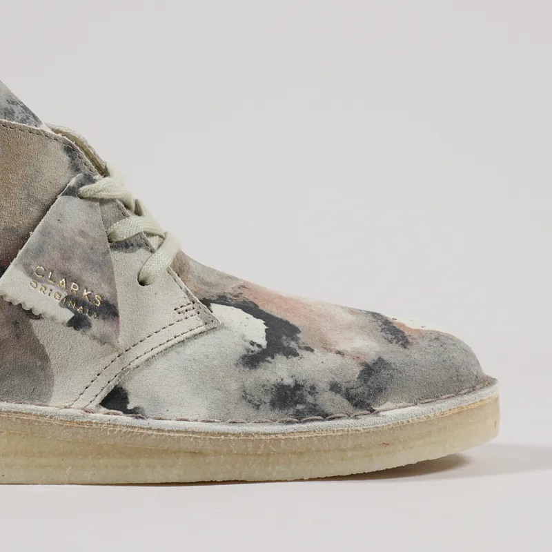 Clarks Originals Desert Coal Boots Off White Camouflage-6
