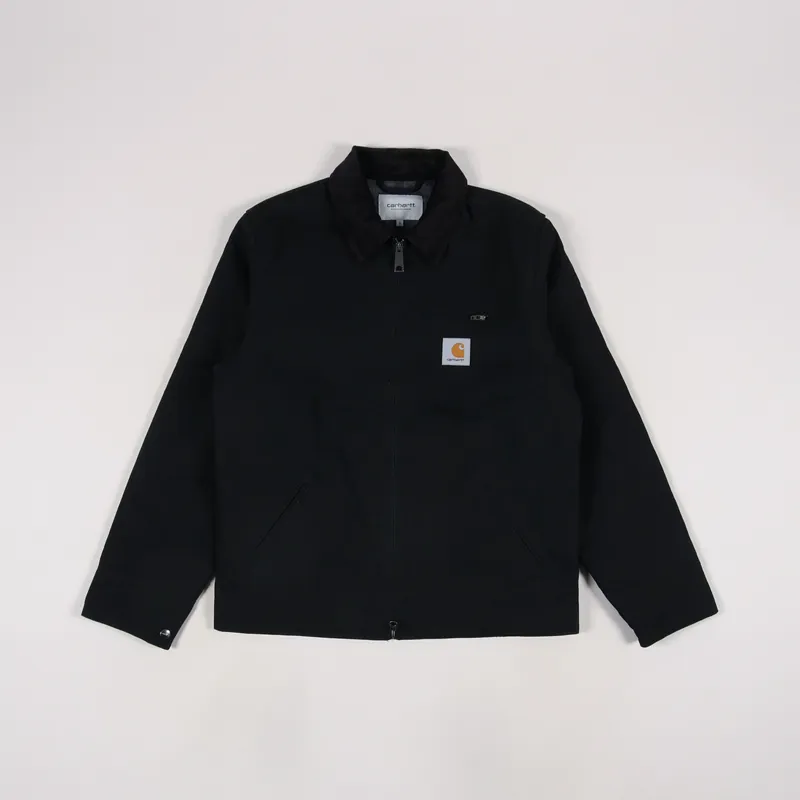 Carhartt WIP Mens Blanket Canvas Organic OG Detroit Jacket Black