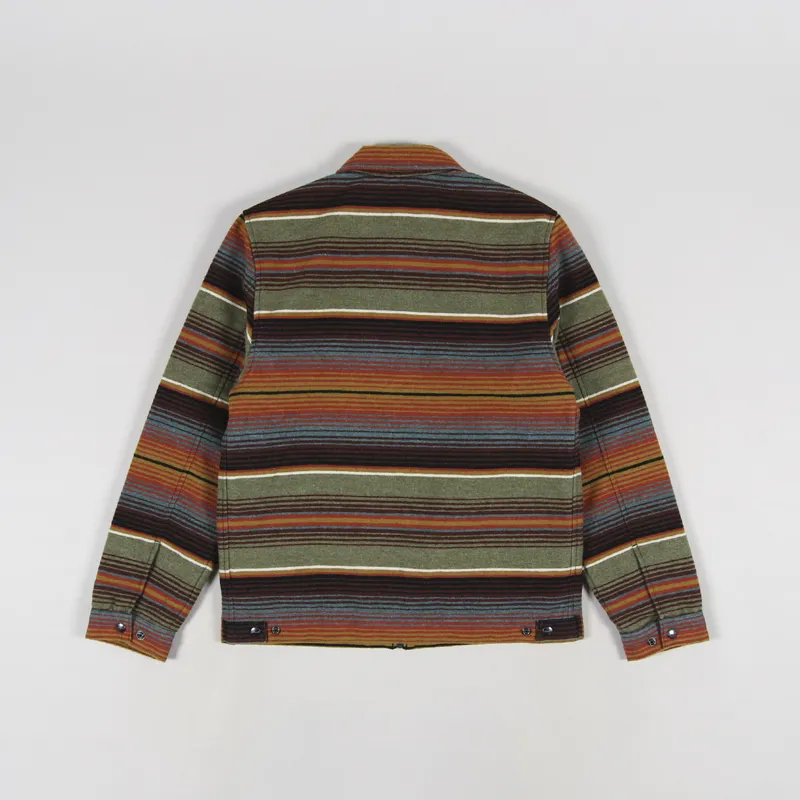 Carhartt WIP Detroit Tuscon Jacket Stripe Dollar Green-2