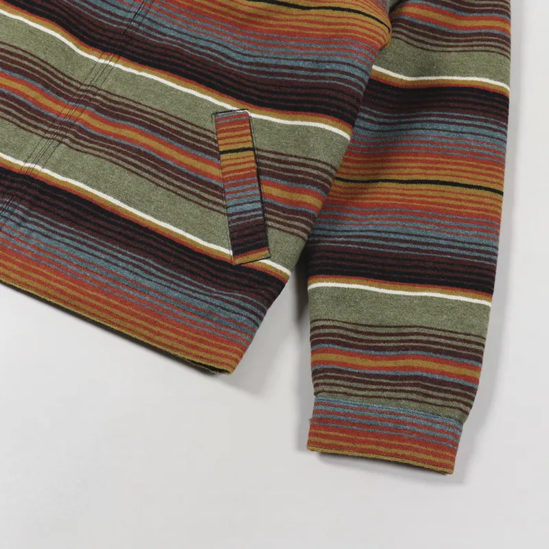 Carhartt WIP Detroit Tuscon Jacket Stripe Dollar Green-6