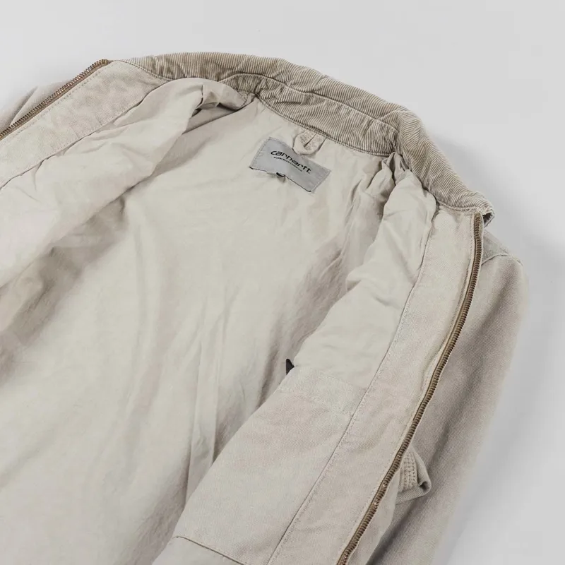 Carhartt WIP Detroit Jacket Dusty Hamilton Brown Faded-4