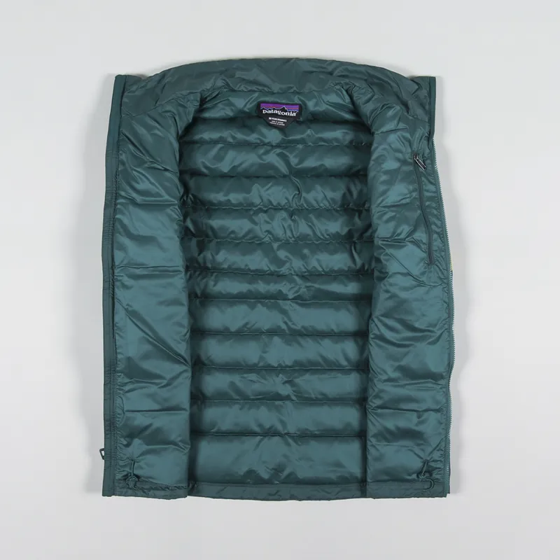 Patagonia Down Sweater Vest Dark Borealis Green-5