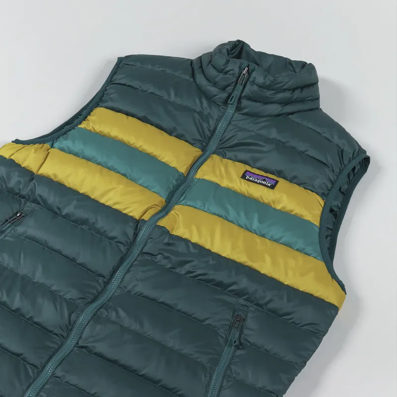 Patagonia Down Sweater Vest Dark Borealis Green-1