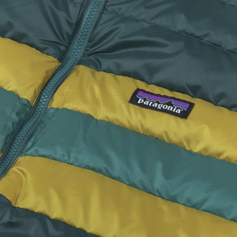 Patagonia Down Sweater Vest Dark Borealis Green-2