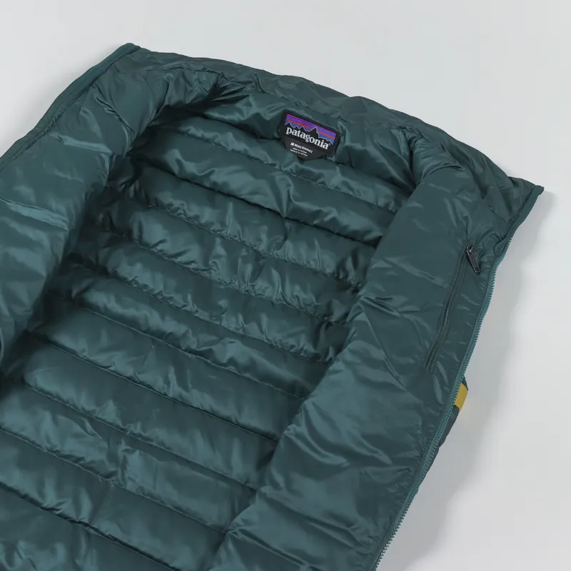 Patagonia Down Sweater Vest Dark Borealis Green-6