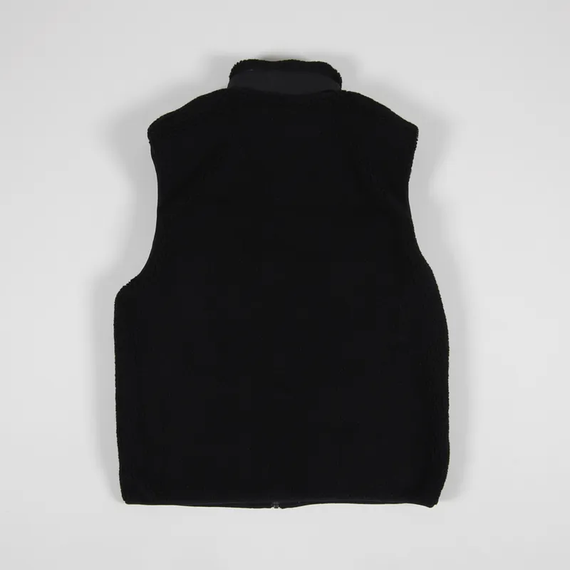 ito fukuoka boa vest BLACK×BLACK Taion Mens Mountain Down x Boa Reversible Vest Black Gilet