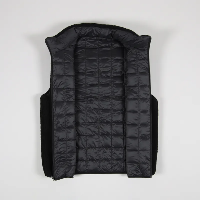 Taion Mens Mountain Down x Boa Reversible Vest Black Gilet