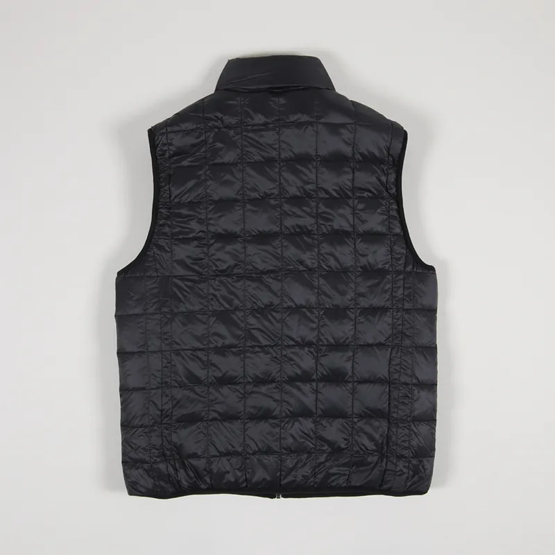 Taion Mens Mountain Down x Boa Reversible Vest Black Gilet