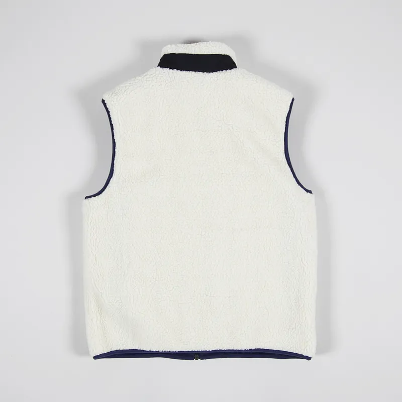 Taion Down x Boa Reversible Vest Navy Ivory-4