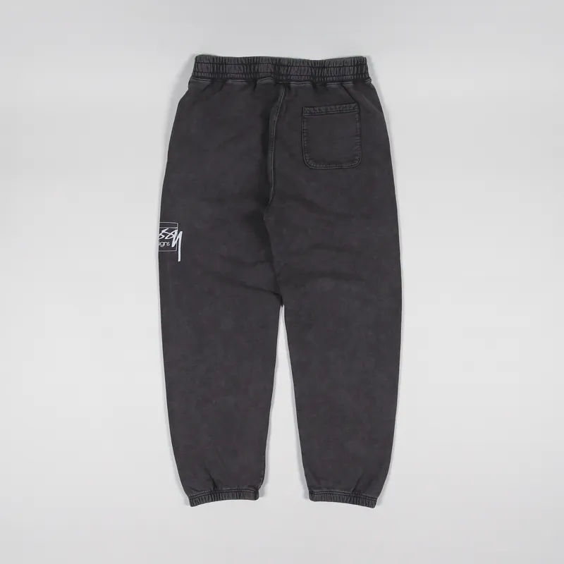 Stussy Mens Dyed Stussy Designs Logo Sweat Pants Coral Pink