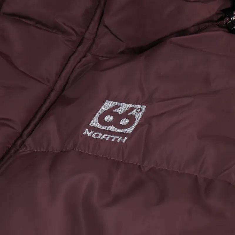 66 North Recycled Dyngja Down Jacket Plum-8