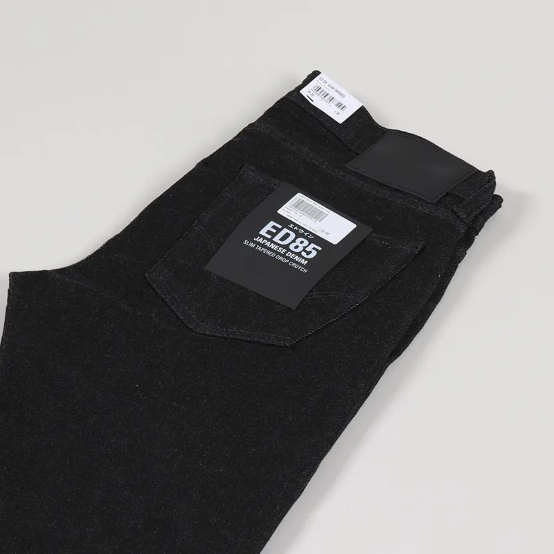 Edwin ED-85 Jeans Black Rinsed-3