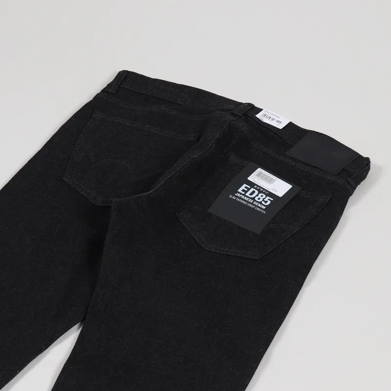 Edwin ED-85 Jeans Black Rinsed-6