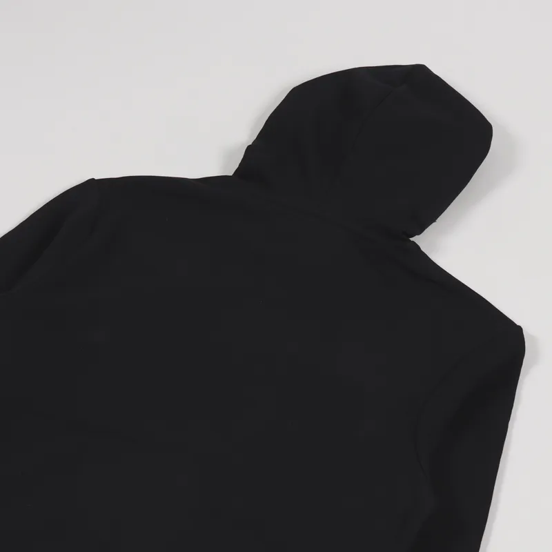 Fred Perry Embroidered Hooded Sweatshirt Black-5