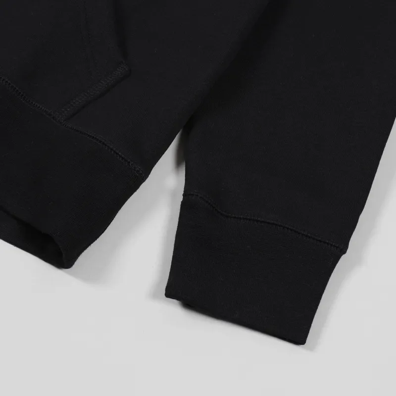 Nike SB Icon Hoodie Black White-4