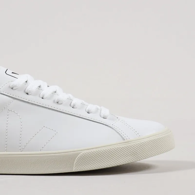 Veja Womens Esplar Leather Shoes Extra White-6