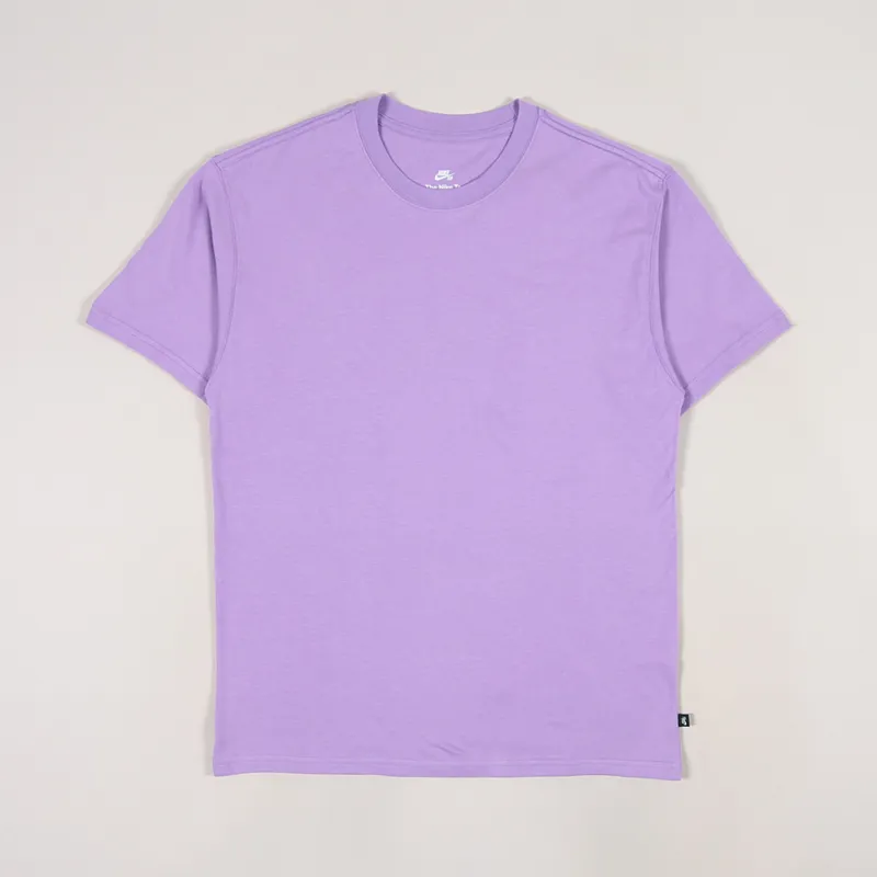 Nike SB Mens Short Sleeve Essentials T Shirt Violet Star Purple