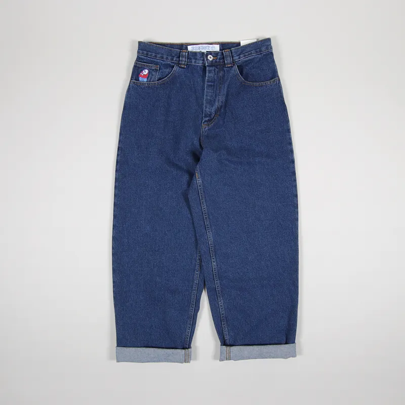 Polar Skate Co. Mens Denim Big Boy Jeans Dark Blue Trousers