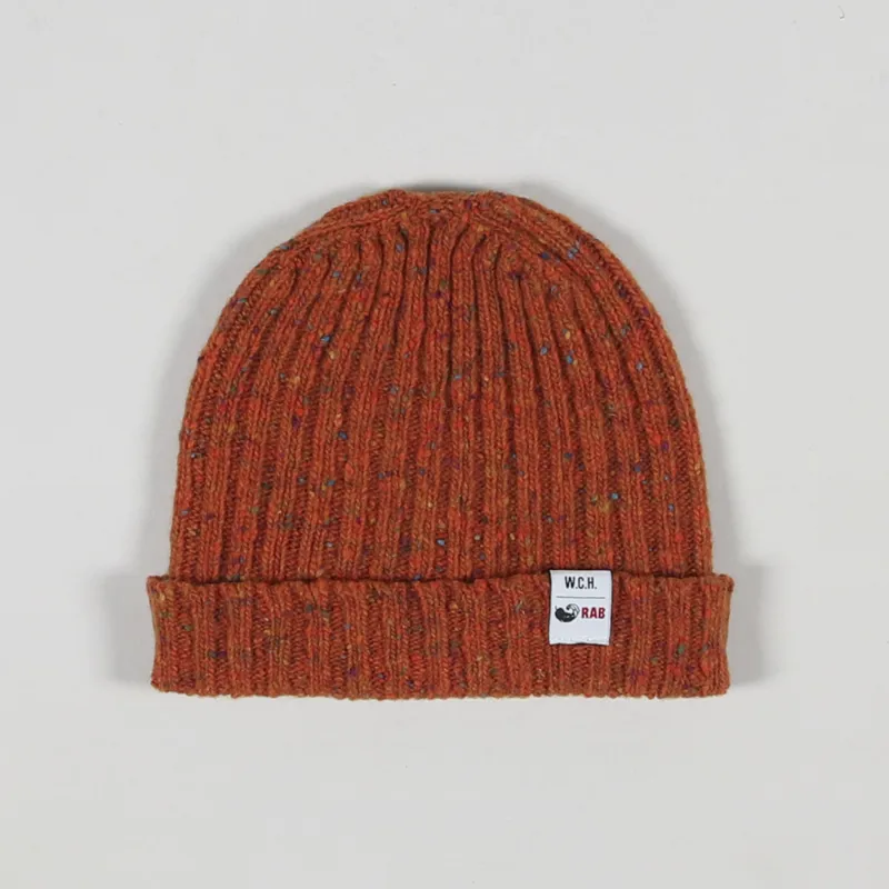 Working Class Heroes x Rab Firewall Jacket Beanie Combo Black Tangerine-2