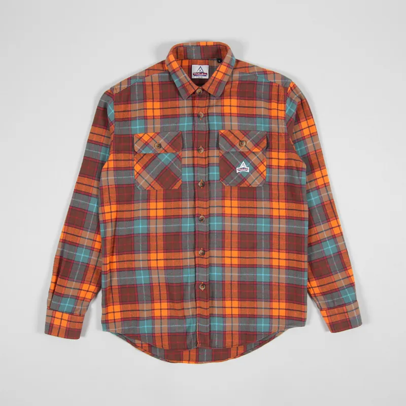 Chemise De Chasse Deerhunter Marvin Orange Check + Carreaux