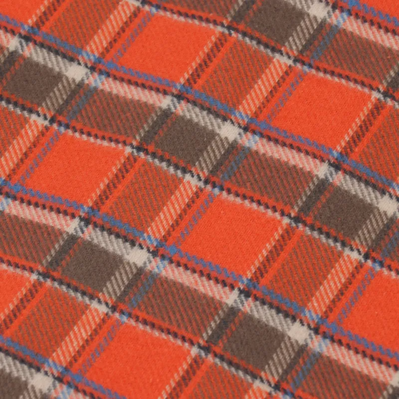 Polar Skate Co. Flannel Shirt Orange-8