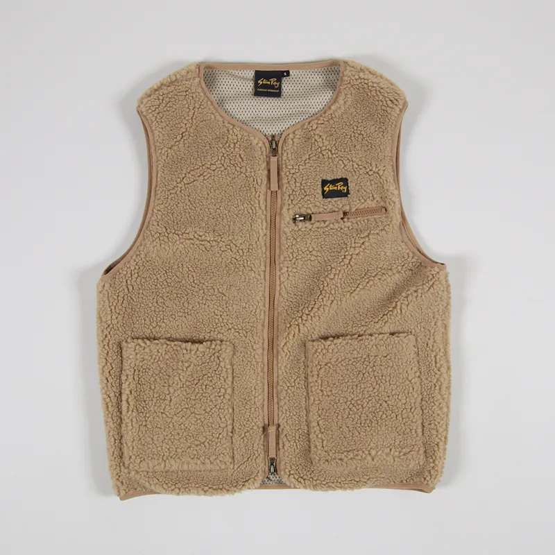 Stan Ray Fleece Liner Vest Khaki Boa