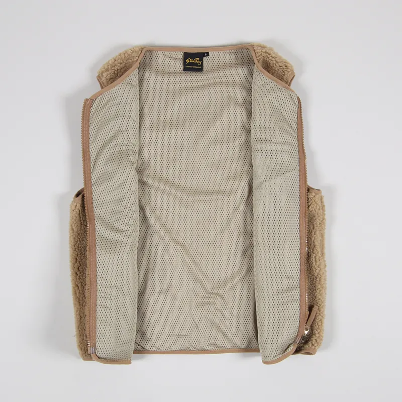 Stan Ray Fleece Liner Vest Khaki Boa-1