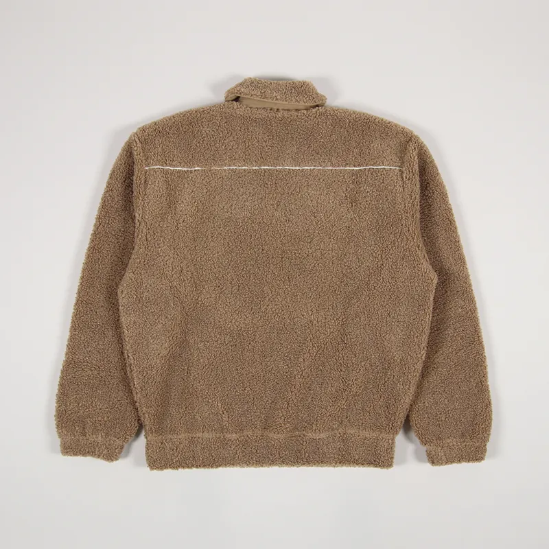 Adidas Skateboarding Fleece Track Top Cardboard Green Aluminium-2