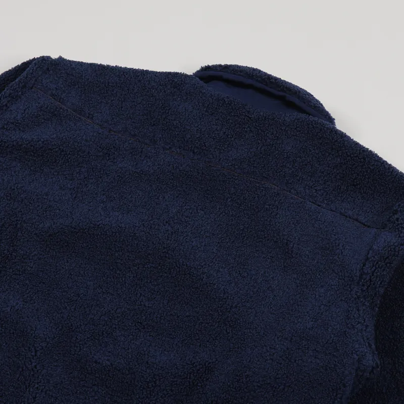 Adidas Skateboarding Fleece Track Top Navy Gold Red-5