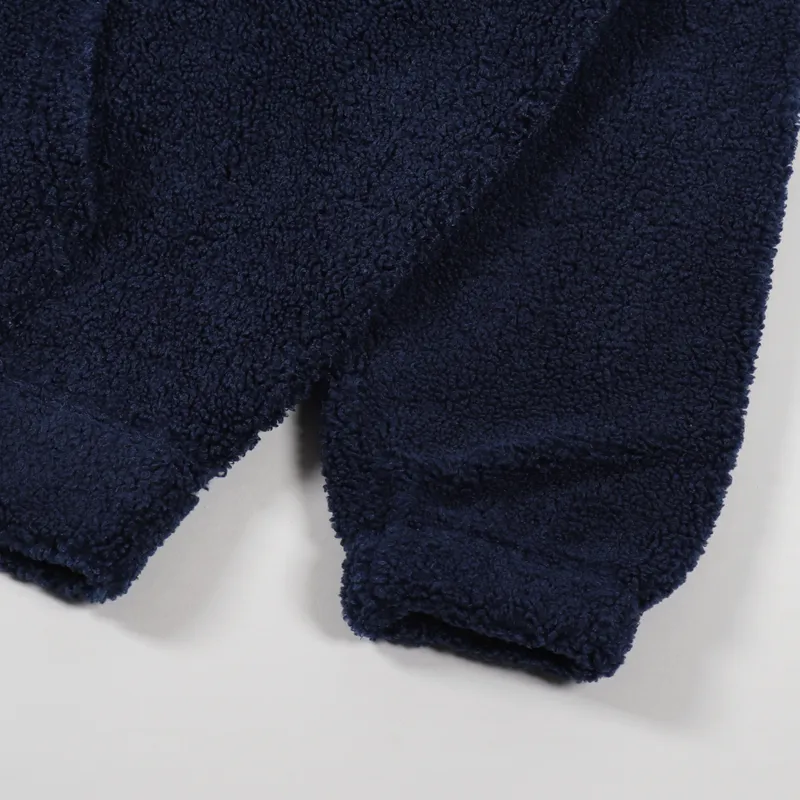 Adidas Skateboarding Fleece Track Top Navy Gold Red-6