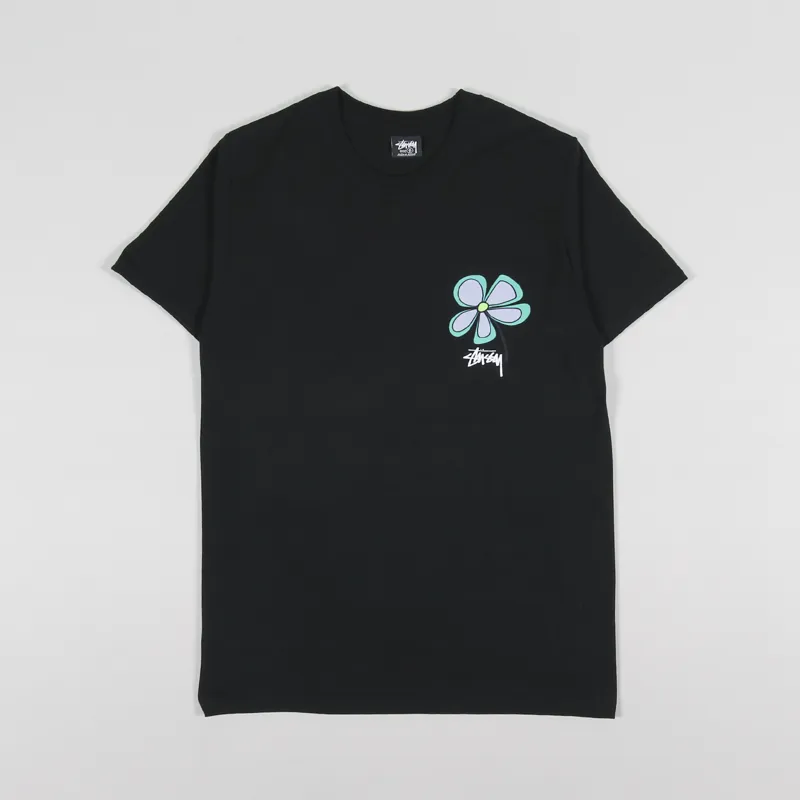 ラスト1着！！STUSSY FLOWER TEE Mサイズ ブラック ラスト1着！！STUSSY FLOWER TEE Mサイズ ブラック - メルカリ