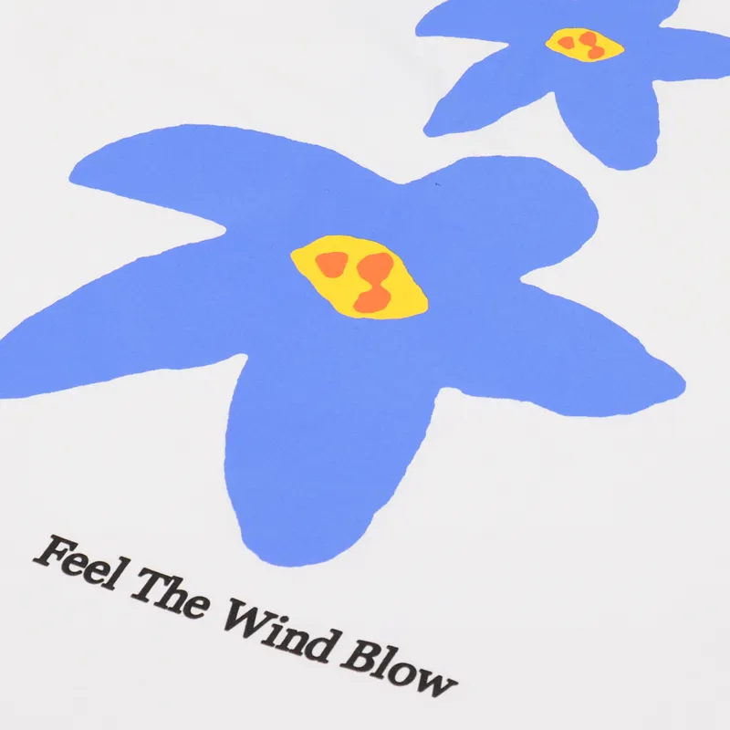 Butter Goods Flowers T Shirt White-4