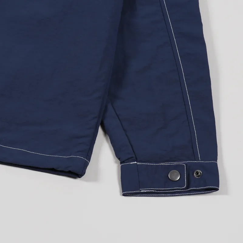 Stussy Mens Lightweight Folsom Coach Jacket Navy Blue