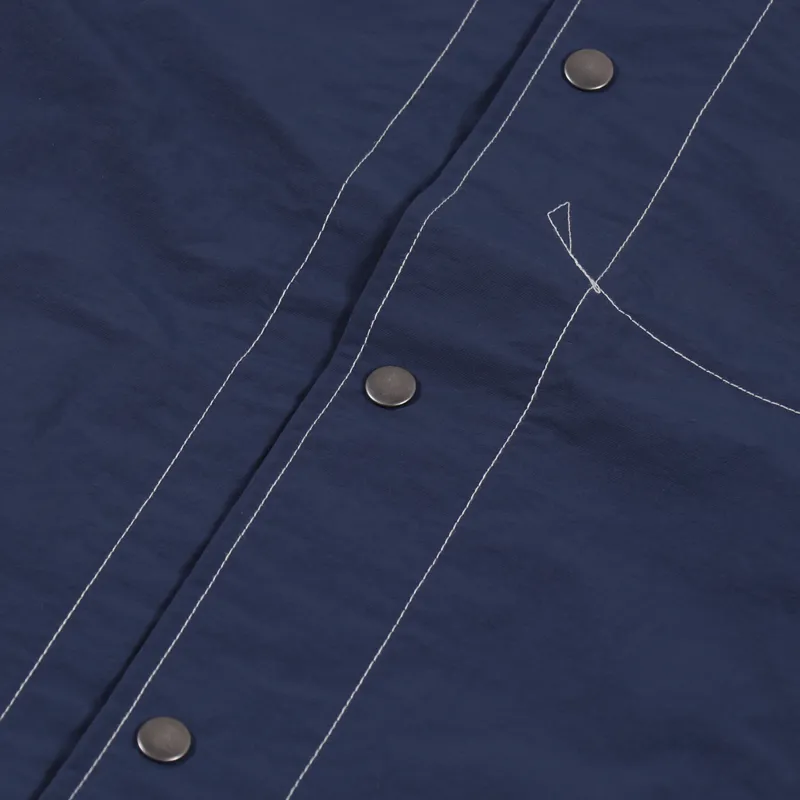 Stussy Mens Lightweight Folsom Coach Jacket Navy Blue