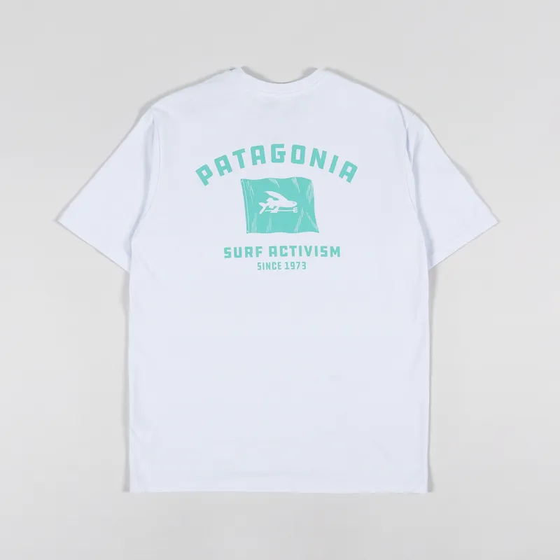 Patagonia Fly The Flag ResponsibiIli-Tee White
