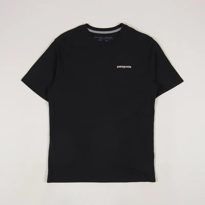 Patagonia Flying Fish Organic T Shirt Black-1