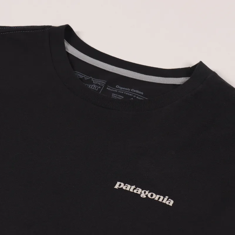 Patagonia Flying Fish Organic T Shirt Black-6