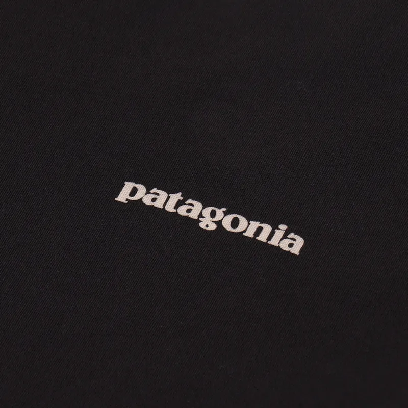 Patagonia Flying Fish Organic T Shirt Black-4