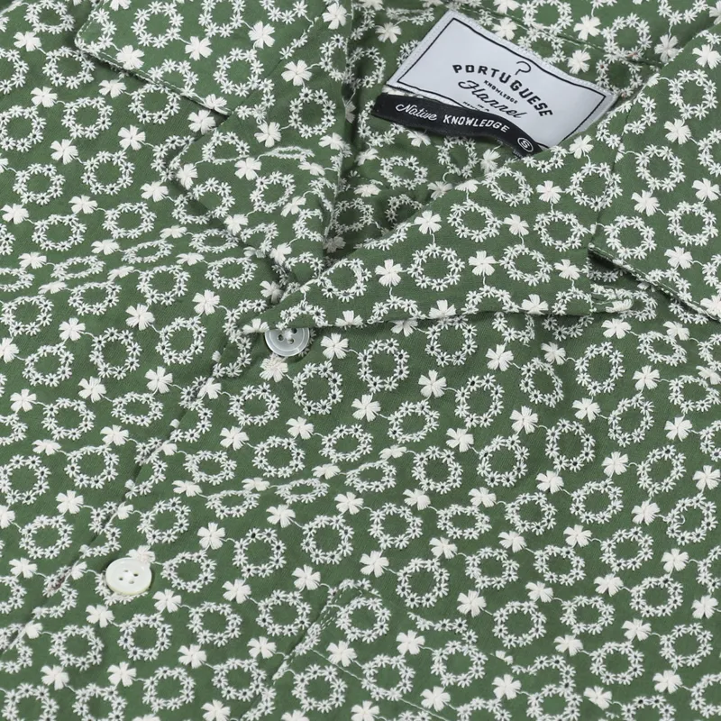 Portuguese Flannel Folclore Shirt Green-5