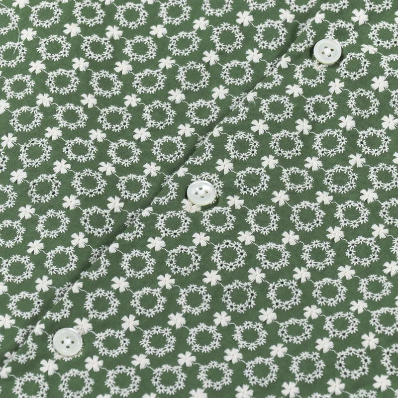 Portuguese Flannel Folclore Shirt Green-4