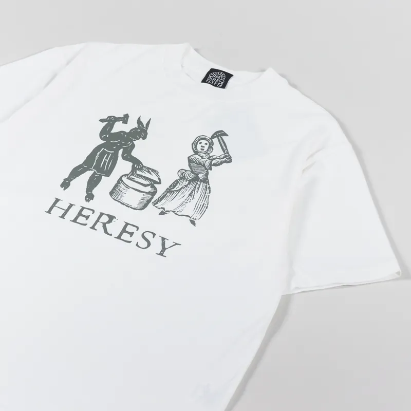 Heresy Forge T Shirt White-2