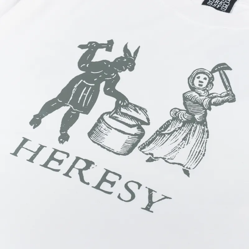 Heresy Forge T Shirt White-4