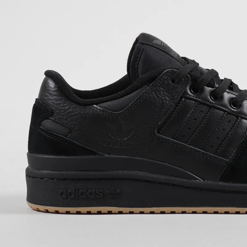 Adidas Skateboarding Forum 84 Low ADV Shoes Black Red-6