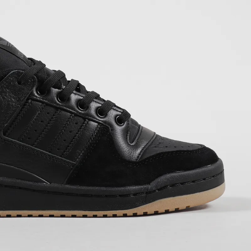 Adidas Skateboarding Forum 84 Low ADV Shoes Black Red-7