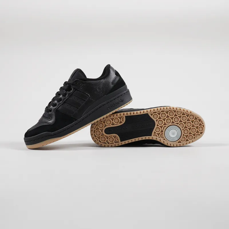 Adidas Skateboarding Forum 84 Low ADV Shoes Black Red-2